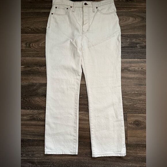 NWT Madewell Slim Demi-Boot Jeans in Cloud Lining sz 30 - Picture 7 of 14